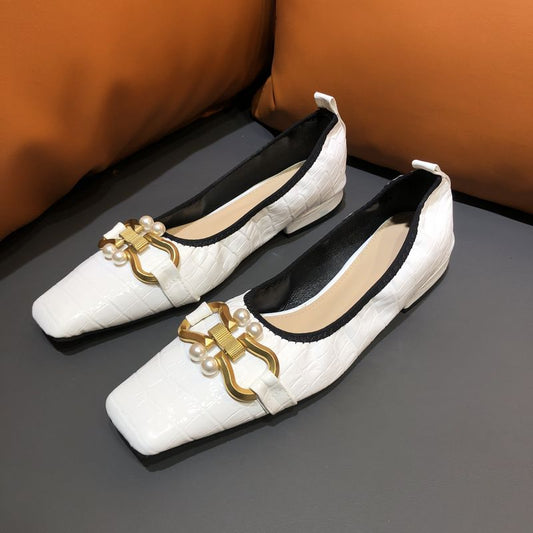 Zapatos Planos Mujer Punta Cuadrada Amoi - Image 2