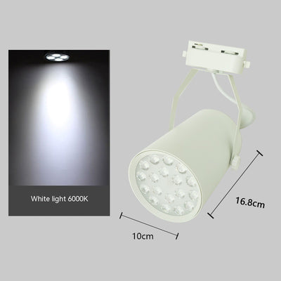 Foco LED de Riel 12W/18W para Tiendas - Iluminación Profesional de Alto Brillo - Image 7
