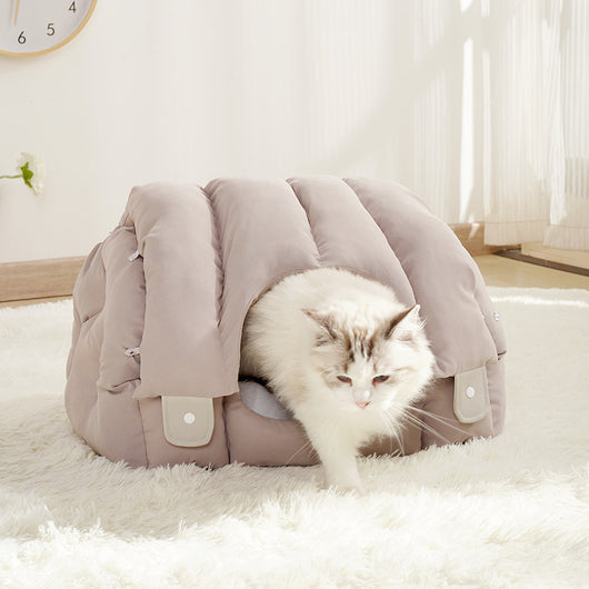 Cama Arqueada Desmontable para Gatos y Perros - Nido Cálido y Envolvente - Image 6