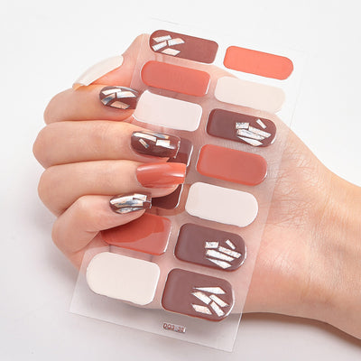 Uñas Adhesivas 3D con Efecto Láser y Bronceado - Diseño Premium - Image 36
