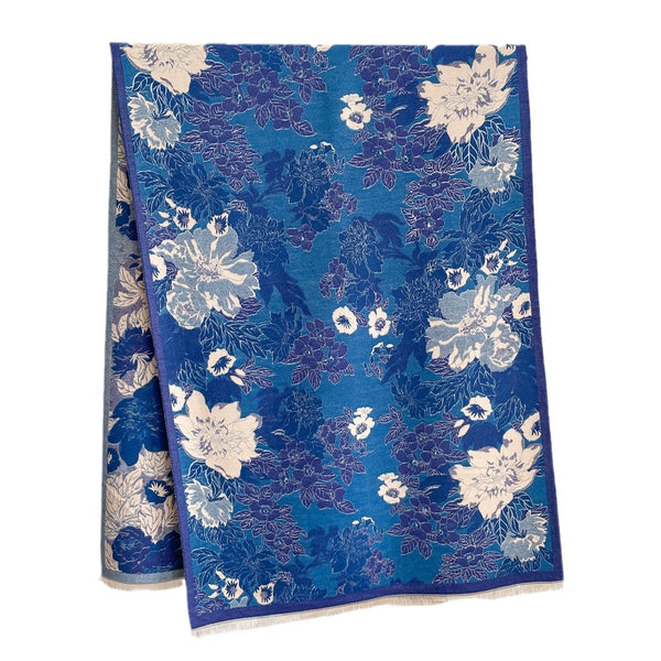 Bufanda de Cashmira Artificial Retro Vintage para Mujer Otoño Invierno