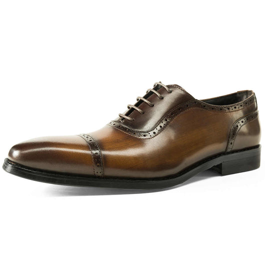 Zapatos Oxford de Cuero Estilo Británico para Hombre - Image 8