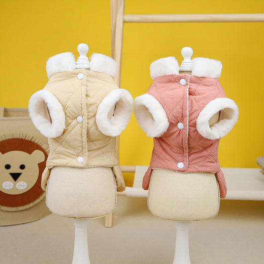 Vestido Acolchado para Perros Pequeños con Diseño de Mariposa - Image 4