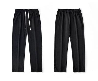 Pantalones Deportivos Rectos con Cordones para Hombre - Diseño Versátil - Image 24