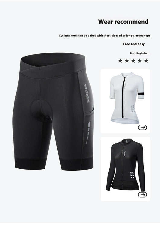 Pantalones Ciclistas con Cojinete de Silicona Transpirable de Secado Rápido - Image 18