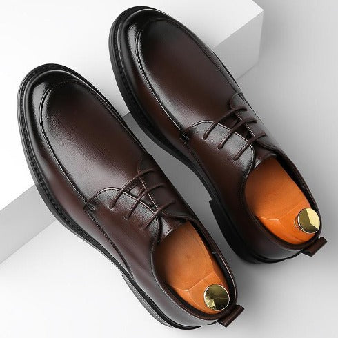 Zapatos de Cuero para Hombre Primavera - Diseño Moderno Antideslizante y Transpirable - Image 4