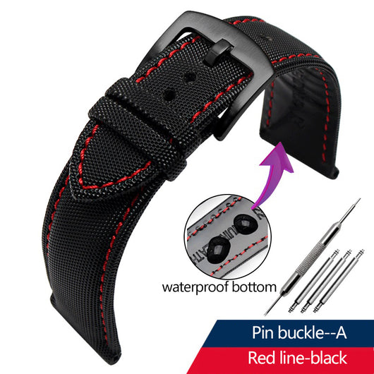 Correa de Reloj Nylon Canvas Tiansuo Haixing para Hombre - Image 4