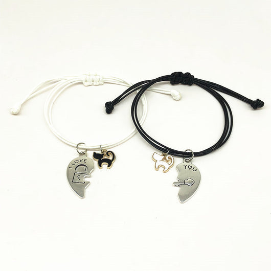 2 Pulseras Personalizadas para Parejas de Gatitos - Image 6
