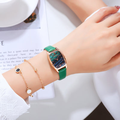Reloj de Pulsera Cuadrado Elegante con Correa de Poliuretano - Image 12