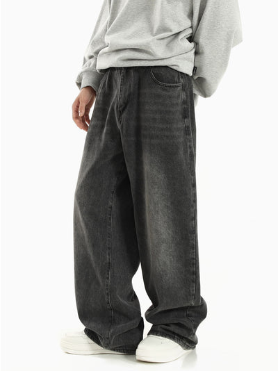 Jeans Rectos Anchos Retro para Hombre - Image 4
