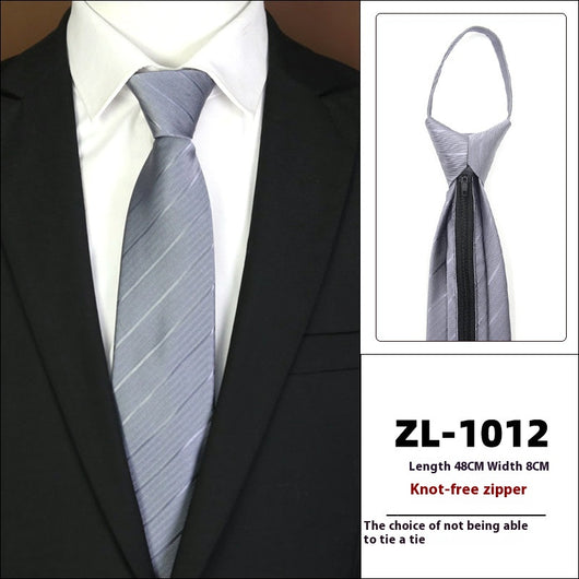 Corbata con Cierre Ejecutiva sin Nudo para Hombre - Image 17