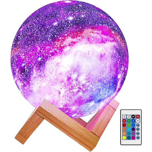 Lámpara Luna 3D con Efecto Galaxia - Image 4