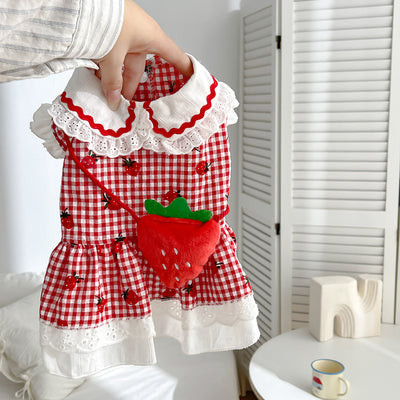 Vestido Fresa para Mascotas - Ropa Adorable para Perros - Image 5