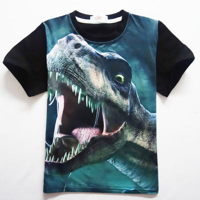 Camiseta Infantil Cuello Redondo con Diseño de Caricatura - Image 12