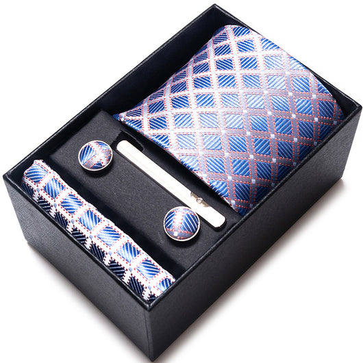 Corbata Jacquard Profesional Tejida en Trama para Negocios - Image 41