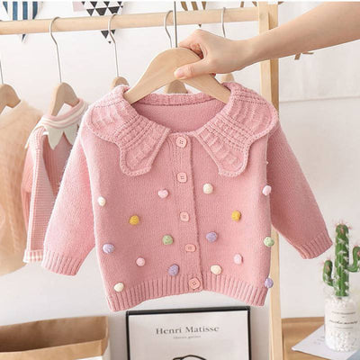 Cardigan Tejido Elegante para Niña - Manga Larga Base Versátil - Image 8