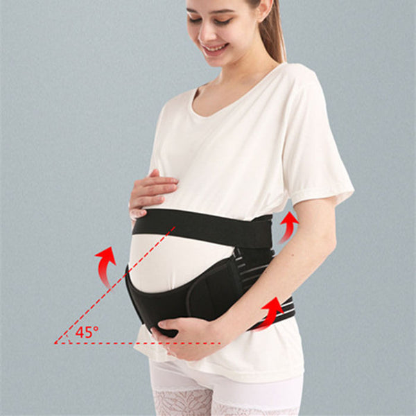 Faja de Soporte Abdominal para Embarazo - Cinturón Lumbar Transpirable Ajustable