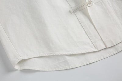 Camisa Unisex con Botones Nudos Chinos de Manga Larga - Image 10