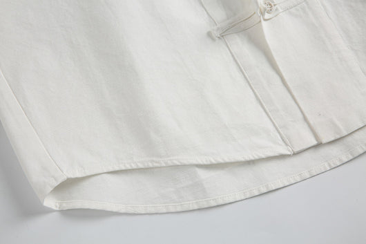 Camisa Unisex con Botones Nudos Chinos de Manga Larga - Image 10