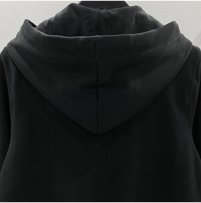 Sudadera Negra con Capucha y Cierre para Hombre - Image 15