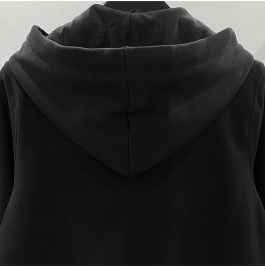 Sudadera Negra con Capucha y Cierre para Hombre - Image 15