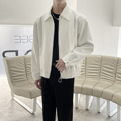 Chaqueta Blanca Minimalista para Hombre - Image 3
