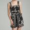 Jumpsuit Ancho Corto con Botones y Nudo Frontal