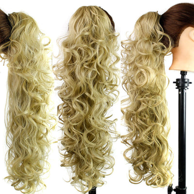 Extensión de Cabello Ondulado con Pinza - Coleta Postiza Fibra Sintética Premium - Image 3