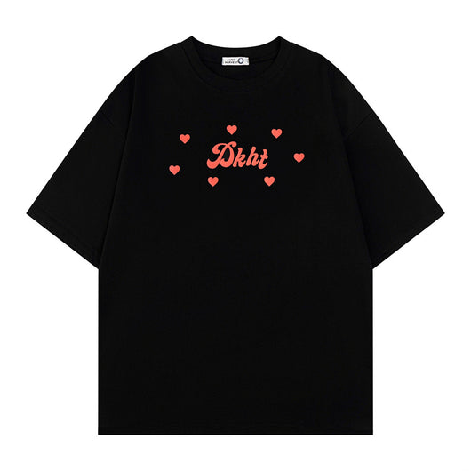 Playera Hombre Estampado Corazón con Letras - Image 12