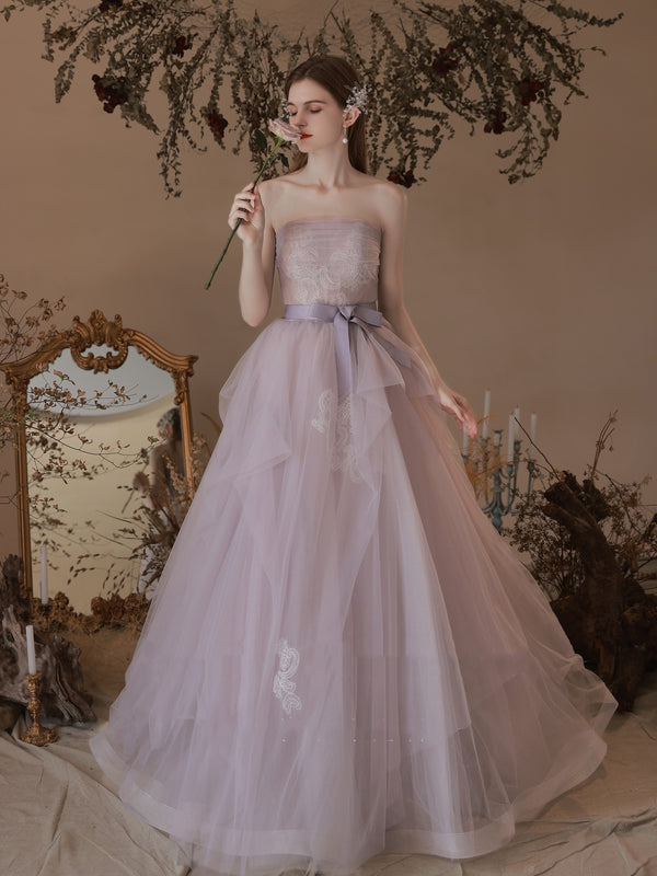 Vestido Tubo Púrpura para Cena de Gala y Bodas - Image 3