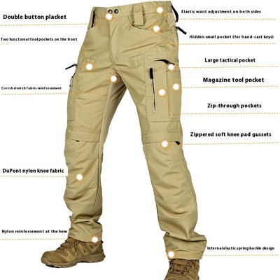 Pantalones Tácticos P40 con Rodilleras para Hombre - Entrenamiento Militar y Outdoor - Image 12