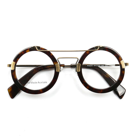 Lentes Vintage Redondos con Protección Azul - Marco Metálico Doble Rayo - Image 17