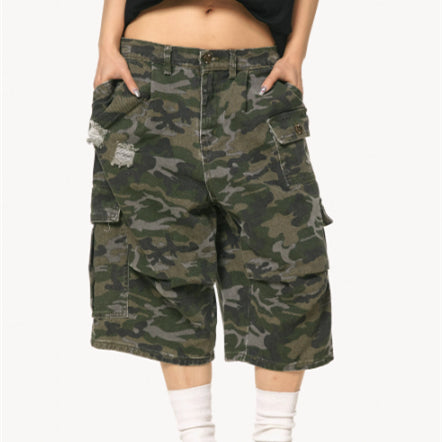 Pantalones Cortos de Trabajo Camuflaje Americano