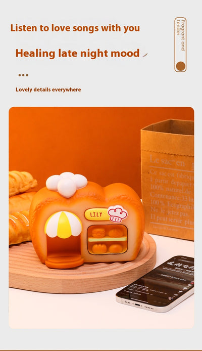 Parlante Bluetooth Decorativo con Luz LED Ambiente - Image 11