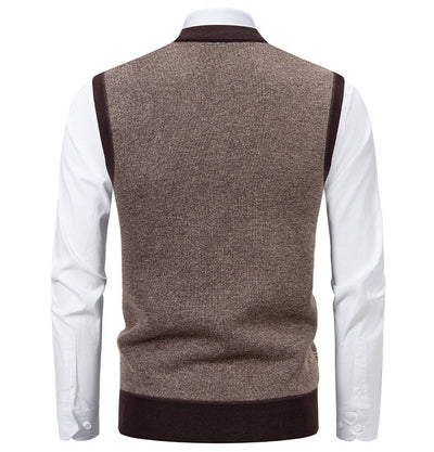 Chaleco Pullover Acolchado para Papá - Diseño Diamante Cálido - Image 17
