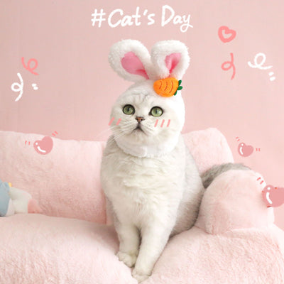 Gorro Divertido con Orejas de Gato, Perro y Conejo para Mascotas y Decoración Pascual - Image 10