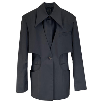 Conjunto de Dos Chaquetas Casuales con Diseño Hueco Moderno en la Cintura - Image 9
