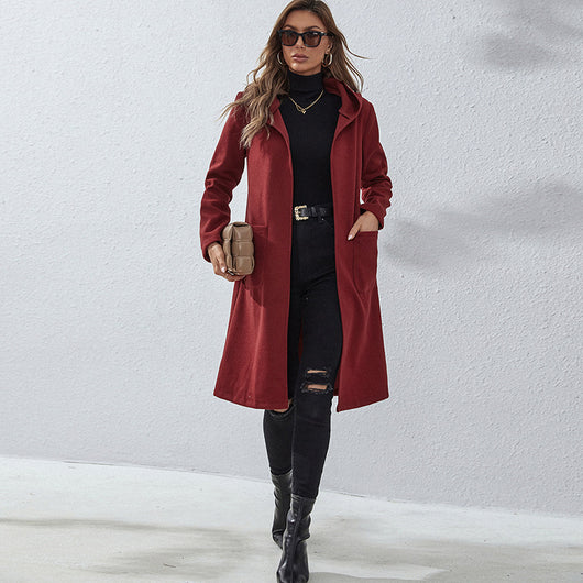Suéter Abrigo Largo Holgado Multiuso para Otoño e Invierno - Image 4