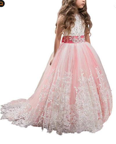 Vestido de Fiesta Infantil con Encaje - Diseño Europa y EE.UU. - Image 14