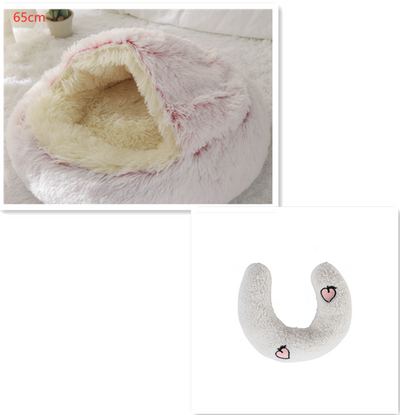 Cama 2 en 1 para Perros y Gatos - Cama Cálida de Felpa Suave Tipo Casa - Image 68