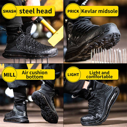 Zapatos Deportivos Ligeros con Amortiguación de Aire y Protección Reforzada - Image 4