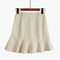 Falda Fishtail Slim con Costuras Decorativas para Mujer
