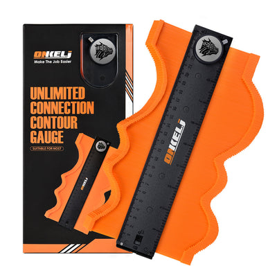 Calibrador de Contorno Profesional con Bloqueo de Posición y Regla de Perfilado - Image 5