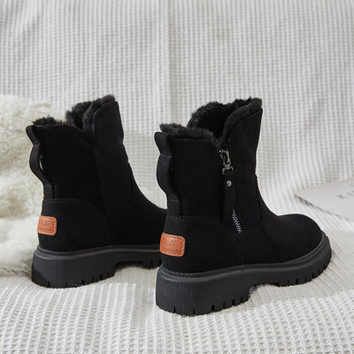 Botas de Nieve para Mujer con Forro de Pelaje y Algodón Acolchado - Image 5