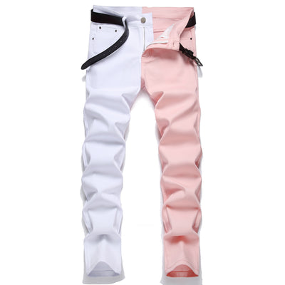 Jeans Slim Fit Elásticos con Costuras Decorativas para Hombre - Image 13