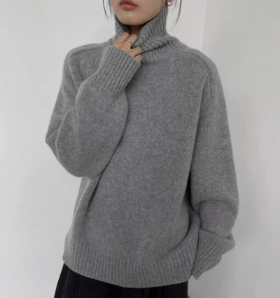 Suéter de Cuello Alto en Lana para Mujer - Image 8