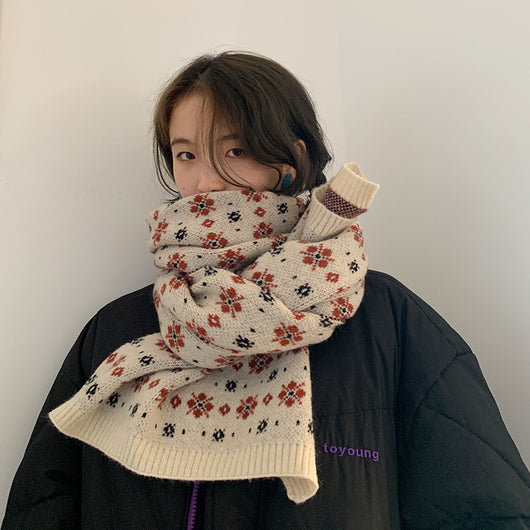 Bufanda Coreana Versátil para Mujer - Colección Navidad Invierno - Image 14