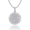Collar de Moissanita Premium en Plata 925 con Baño de Platino