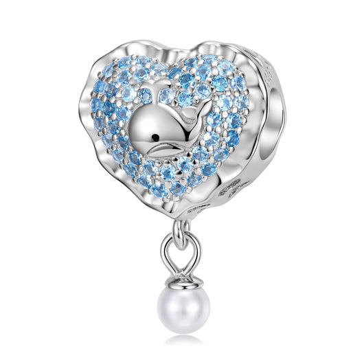 Accesorio DIY Fuente Ballena en Plata 925 - Diseño de Nicho Original