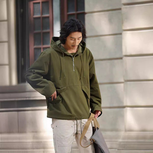 Parka Táctica con Capucha Camuflaje - Abrigo Impermeable para Aventuras